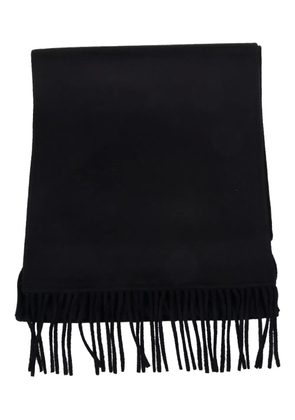THE DYNAMIS STUDIO fringed scarf - Black