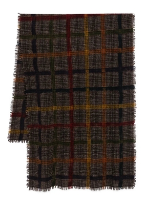 Faliero Sarti checked scarf - Brown