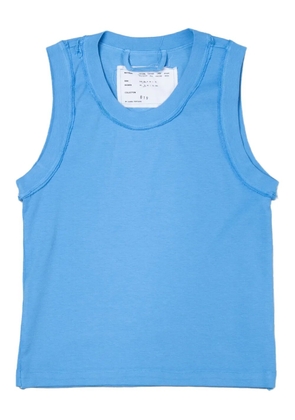 Camiel Fortgens round-neck sleeveless top - Blue