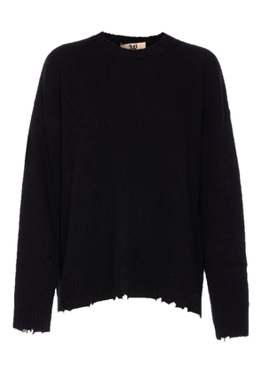 Aniye By wool raw-edge sweater - Black