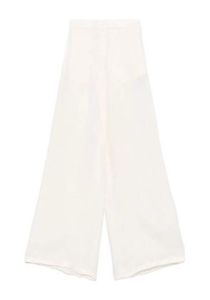 Blumarine gabardine trousers - Neutrals