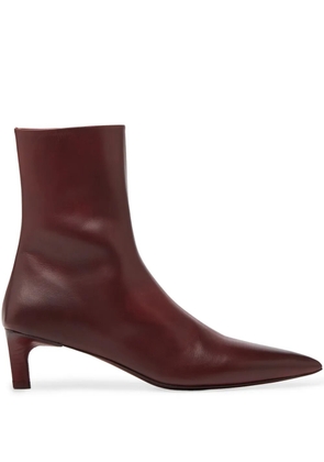 Marsèll Aculeo Basalt pointed-toe kitten-heel boots - Brown