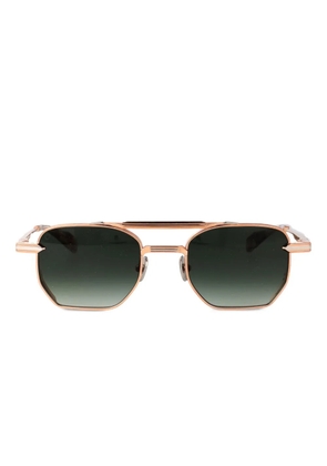 T Henri Eyewear Lusso geometric-frame sunglasses - Gold