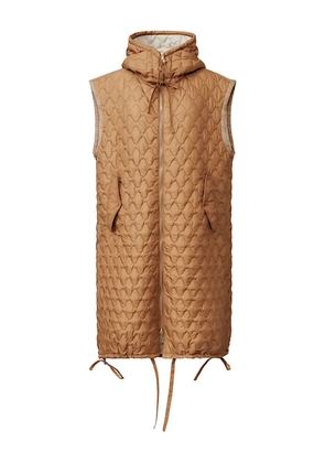Fabiana Filippi quilted sleeveless gilet - Brown
