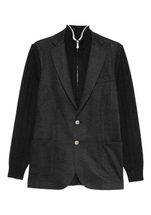 Eleventy single-breasted blazer - Grey
