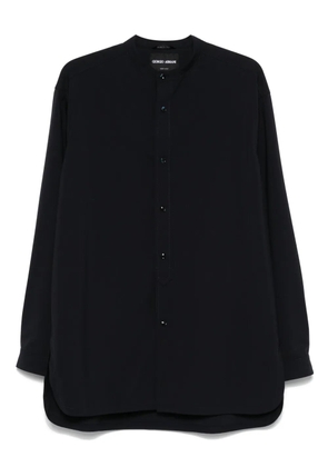 Giorgio Armani wool shirt - Blue