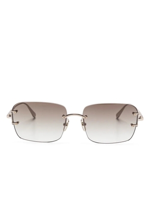 Linda Farrow square-frame sunglasses - Gold