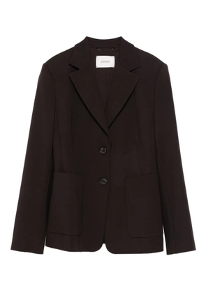 Dorothee Schumacher button-fastening patch-pocket blazer - Brown