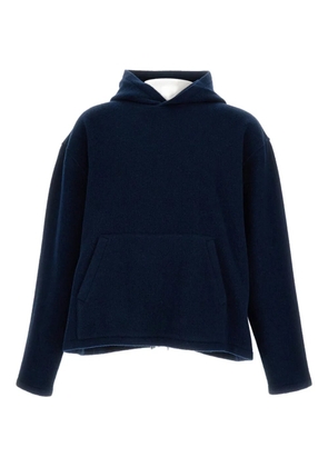 Rier pocket hooded wool sweater - Blue