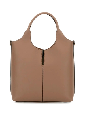 Tod's removable-strap hook leather shoulder bag - Neutrals