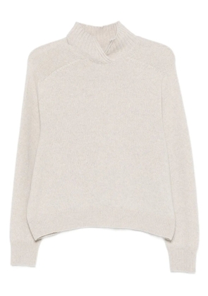 Malo high-neck sweater - Neutrals
