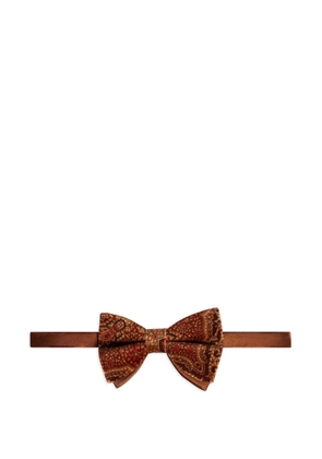 FURSAC paisley-print bow tie - Brown