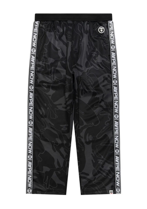AAPE BY *A BATHING APE® Ape Head camouflage track pants - Black