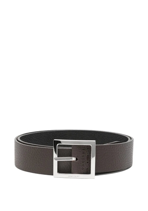 Orciani square buckle belt - Brown