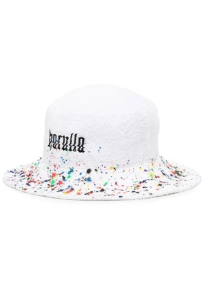 Haculla Glitched Haculla bucket hat - White