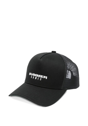 SUMMER GAMES mesh-back trucker cap - Black