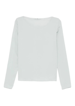Ermanno Scervino long-sleeve boat-neck sweatshirt - Blue