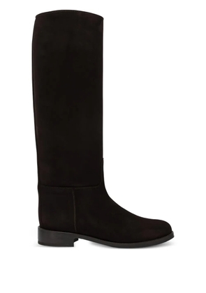 Maretto suede knee-high boots - Brown