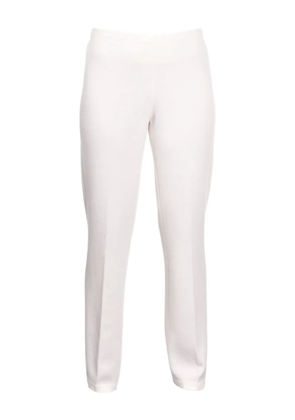 Gran Sasso pressed-crease trousers - White