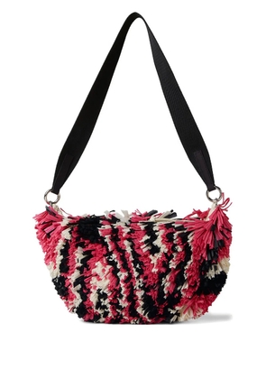Collina Strada zipped moon bag - Pink