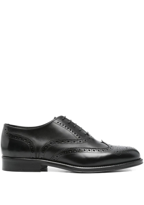 Corneliani leather brogues - Black