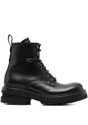 Premiata lace-up lug-sole boots - Black