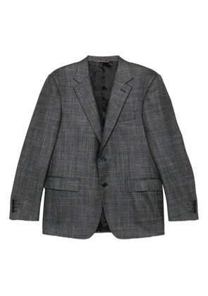 Canali checked blazer - Grey