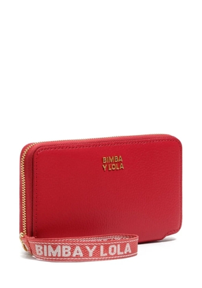 Bimba y Lola zip-around leather wallet - Red