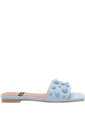 ANGEL ALARCON Dream flat sandals - Blue