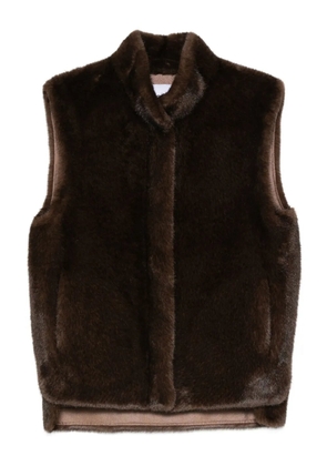 Gotha sleeveless gilet - Brown