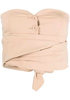 Philosophy Di Lorenzo Serafini wrap-around bustier top - Pink