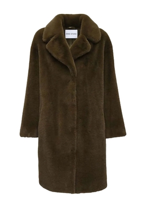 STAND STUDIO long-sleeve lapel coat - Brown