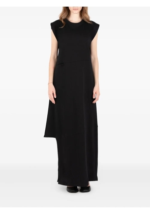 Société Anonyme Trinity pocket asymmetrical maxi dress - Black