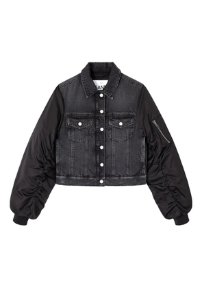 GANNI buttoned denim jacket - Black