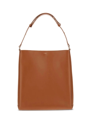 Plan C leather shoulder bag - Brown
