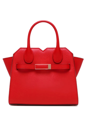 Valextra Milano buckle detachable-strap shoulder bag - Red