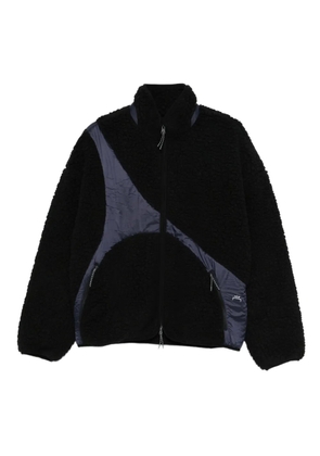 A-COLD-WALL* fleece zip-up bomber jacket - Black