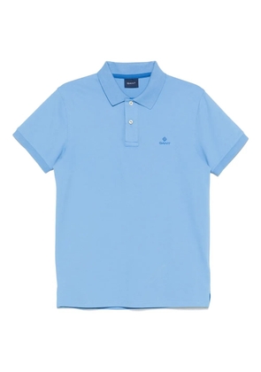Gant cotton-blend polo shirt - Blue