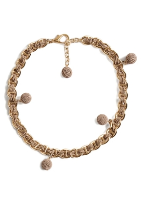 Fabiana Filippi beaded-chain necklace - Gold