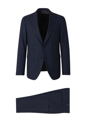Scabal two-button flap-pocket suit - Blue