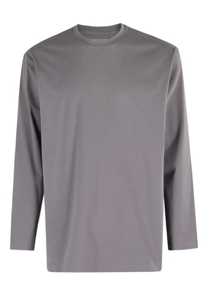 Y-3 long-sleeve logo sweatshirt - Grey