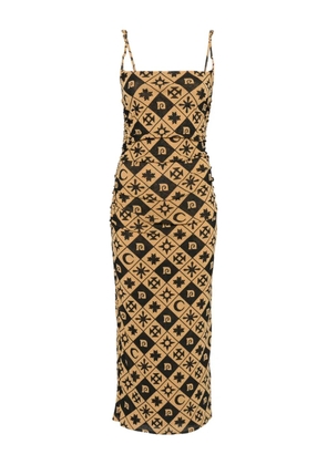 Nanushka ruched midi dress - Black