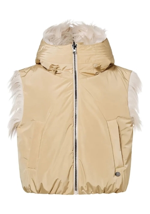Goldbergh Yara reversible faux-fur hooded gilet - Brown