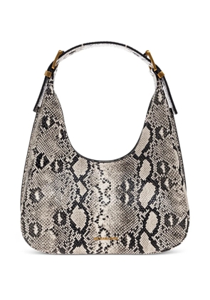 Michael Kors small Nolita snakeskin leather shoulder bag - Grey