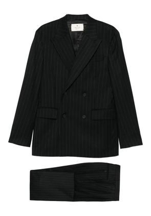 Manuel Ritz pinstriped blazer - Black