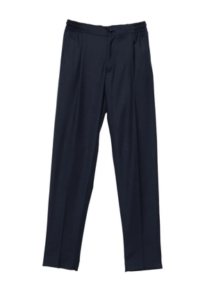 Kiton elasticated-waist trousers - Blue