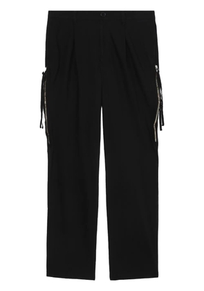 Undercover zip-detail straight-leg trousers - Black
