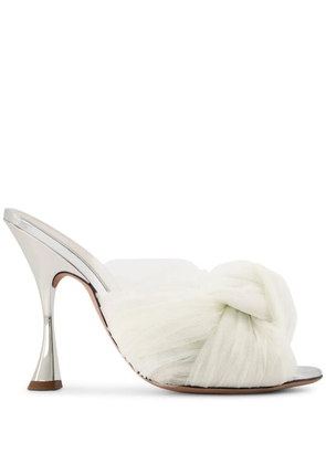 Giambattista Valli 110mm Maxi Bow sandals - White