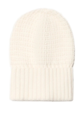 Fabiana Filippi virgin wool beanie hat - White