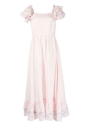 Helmstedt Brise ruffled-detail dress - Pink